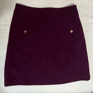 Plum Work Skirt